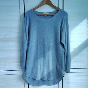 Michael Kors Light Blue Crew Neck Sweater